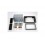 Kit integration 2 DIN IVECO DAILY 2012- GRIS METAL