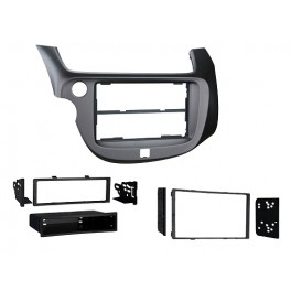 FACADE AUTORADIO HONDA JAZZ 2011- - Argent - 1 DIN OU 2 DIN