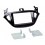 Kit integration 2 DIN OPEL CORSA 2014- - NOIR LAQUE