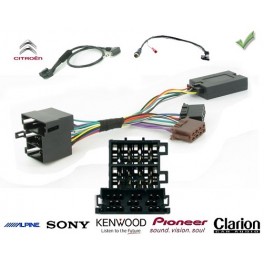 COMMANDE VOLANT Citroen C2 2006- - Pour KENWOOD complet avec interface specifique