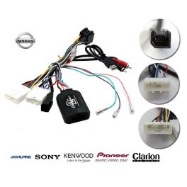 COMMANDE VOLANT Nissan X-TRAIL 2014- - Pour KENWOOD complet avec interface specifique