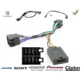COMMANDE VOLANT Peugeot 807 2002-2005 - Pour KENWOOD complet avec interface specifique