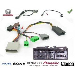 COMMANDE VOLANT Honda Civic 2006-2011 - Pour JVC complet avec interface specifique