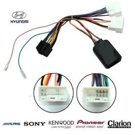 COMMANDE VOLANT Hyundai I45 2009- - Pour JVC complet avec interface specifique