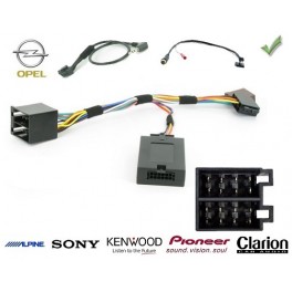 COMMANDE VOLANT Opel Agila 2003-2007 - Pour JVC complet avec interface specifique