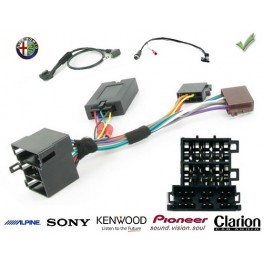 COMMANDE VOLANT Alfa 166 2003- - Pour CLARION complet avec interface specifique