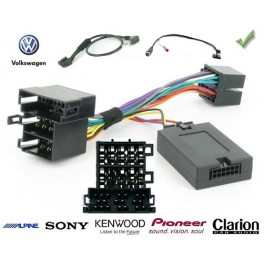 COMMANDE VOLANT Volkswagen Polo 2001-2005 - Pour CLARION complet avec interface specifique