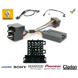 COMMANDE VOLANT Renault Master 2001-05/2010 - Pour CLARION complet avec interface specifique